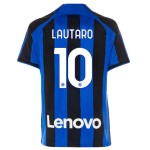 Günstige Fußballtrikots Inter Mailand Lautaro 10 Heimtrikot 2022-23 Kurzarm
